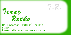 terez ratko business card